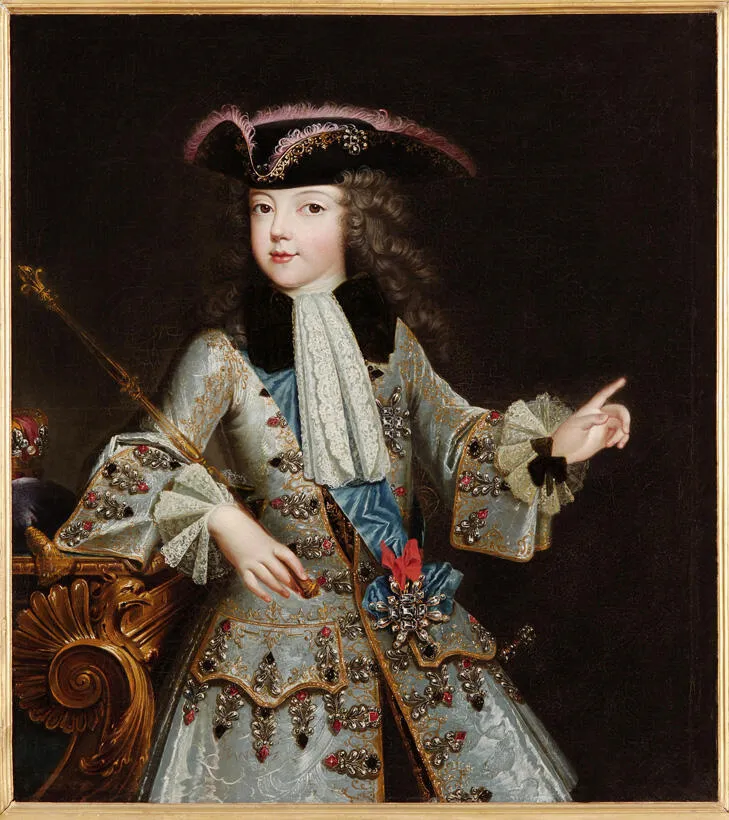 存档图片 / 童年时的法兰西国王路易15（Louis XV, 1710-1774）
image Archive / Louis XV enfant, huile sur toile d'Augustin Oudart Justinat, vers 1717. MV 8562, château de Versailles. Oeuvre exposée dans le cadre de « Le Château de Versailles en 100 chefs-d’œuvre ».