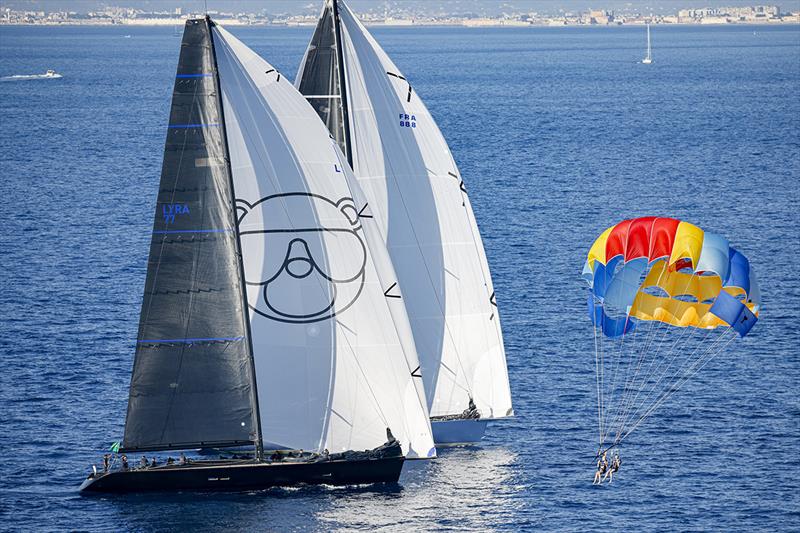 Terry Hui 的 Wally 77 Lyra 与 Philippe Ligier 的 Wally 80 Ryokan 2 展开较量 - IMA Maxi 欧洲锦标赛 - 照片 © ROLEX / Studio Borlenghi